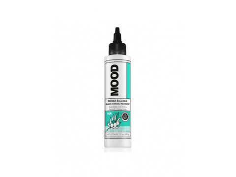 MOOD DERMA BALANCE DARK CHARCOAL HAIR TREATMENT valomoji priemonė galvos odai su juodąją anglimi, 200ml MOOD DERMA BALANCE DARK CHARCOAL HAIR TREATMENT valomoji priemonė galvos odai su juodąją anglimi, 200ml